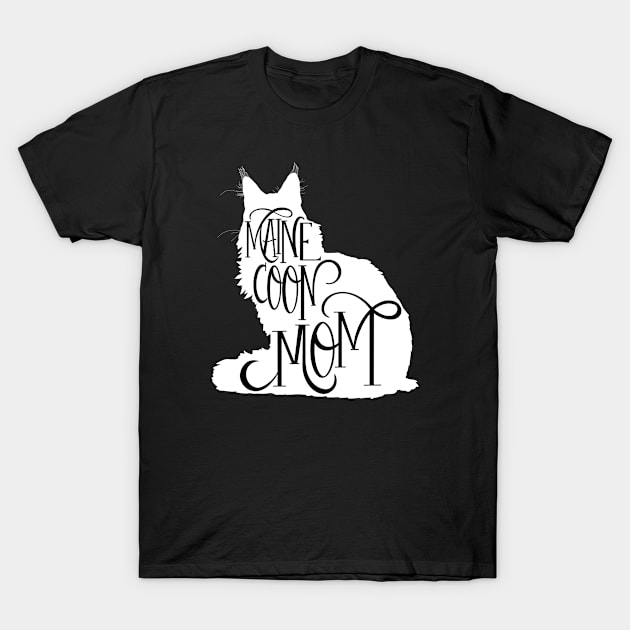 Maine Coon Mom Cat Lover 2 T-Shirt by Gsallicat